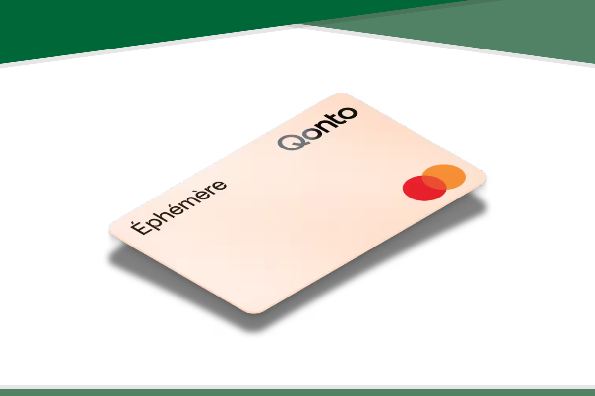 Carte Ephémère Qonto